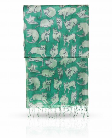 Палантин Женский S-CATS/GREEN